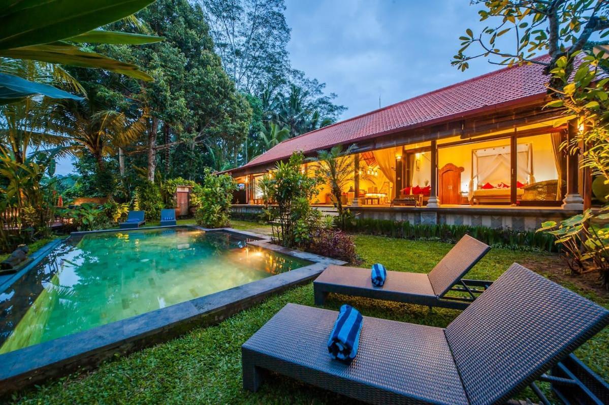 Luxury 3Br Infinity Jungle View Aashaya Villa Ubud Exteriör bild